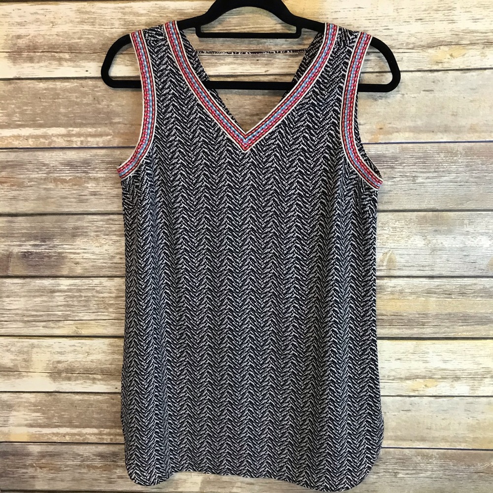The Limited Geometric Patterned Long Blouse